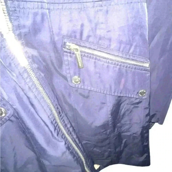 Michael Kors Navy Blue Trench Coat - Picture 7 of 8